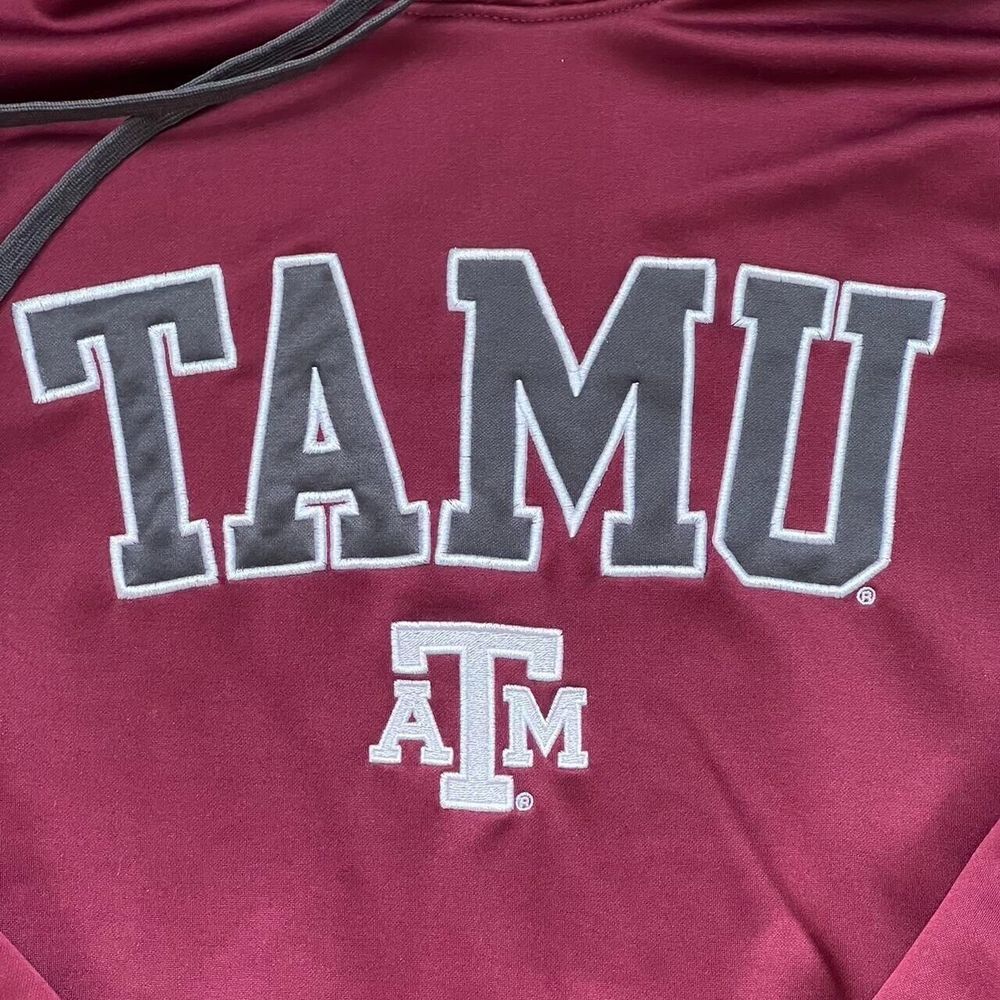 Tamu Atm Majestic Burgundy mens hoodie sweatshirt drifit‎ type material - Picture 2 of 5